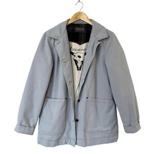 Pendleton Madison Big Sky Jacket Size Large Canvas Barn Chore Cotton Lined